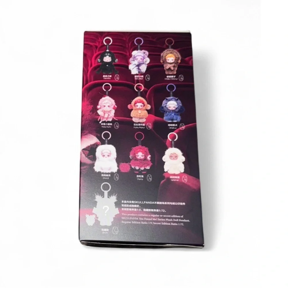 GHOSTIE SKULLPANDA “You Found Me!” Plush Doll Pendant – Ghostie (Authentic)